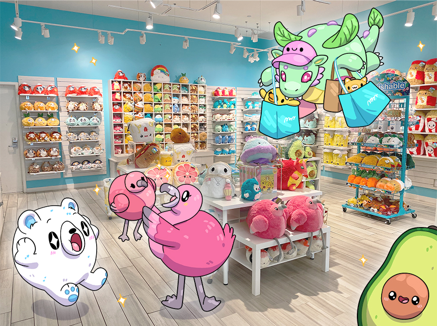 Squishable.com - Helloooo Pittsburgh! Our new store at Ross Park Mall is  now open :) Come stop by! 🌟 Check hours & info for all of our stores here:   🌟