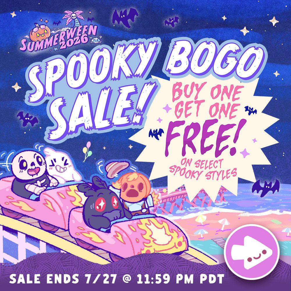 Spooky Sale: Buy One Get One Free on select styles. Sale ends 7/27.