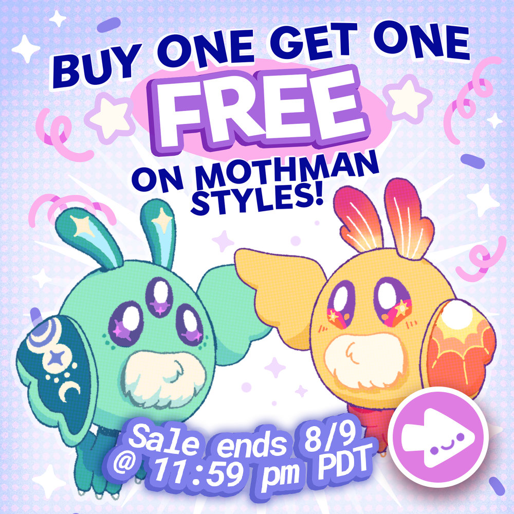 Buy One Get One Free on Mothman Styles. Ends 8/9.